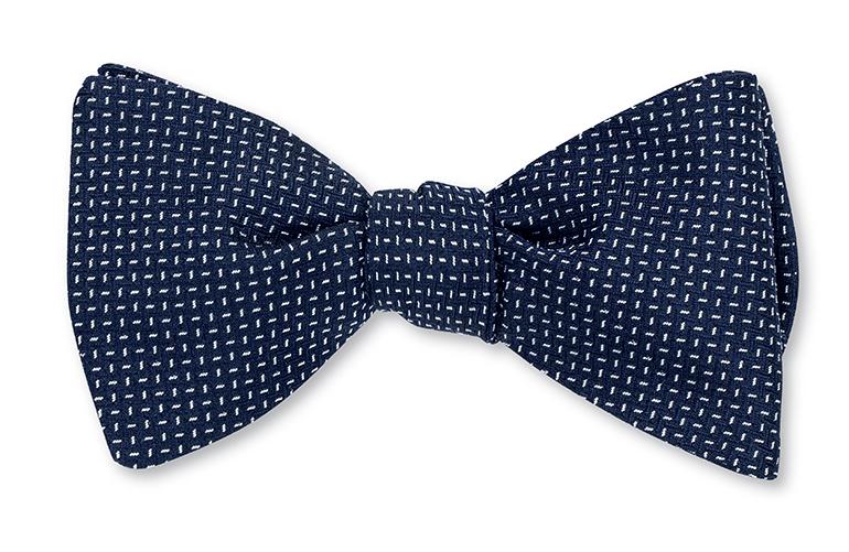 navy bow tie