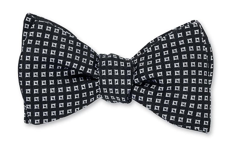 black bow tie