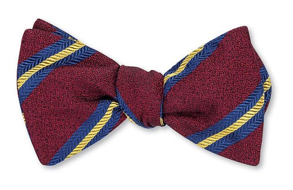 stripe bow tie