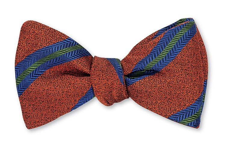 stripe bow tie