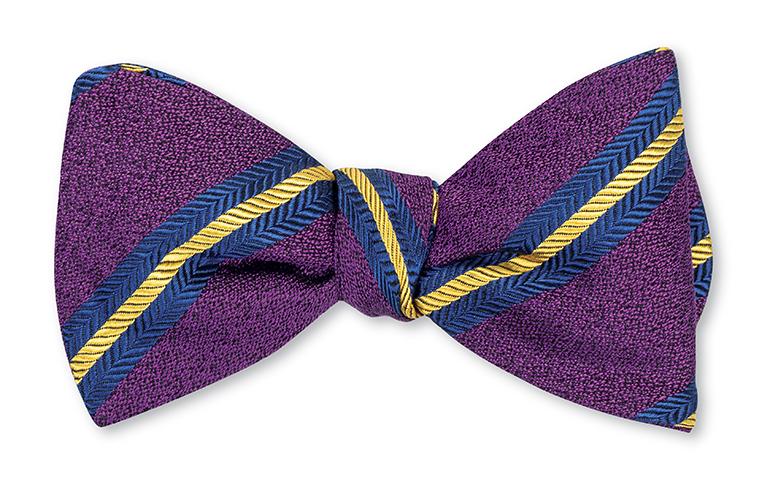stripe bow tie