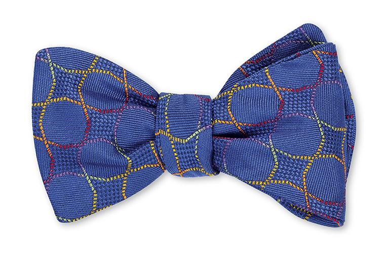 blue bow tie