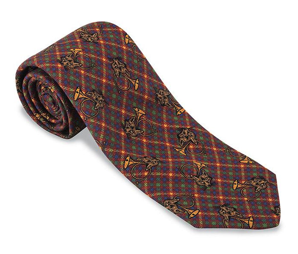 plaid necktie