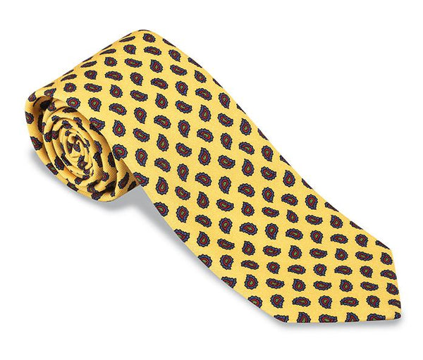 yellow necktie