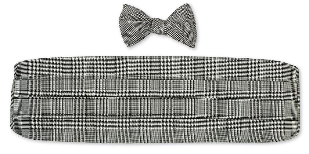 silk bow tie and cummerbund sets