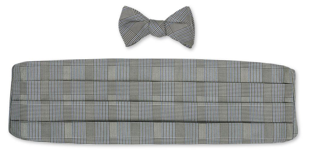 silk bow tie and cummerbund sets