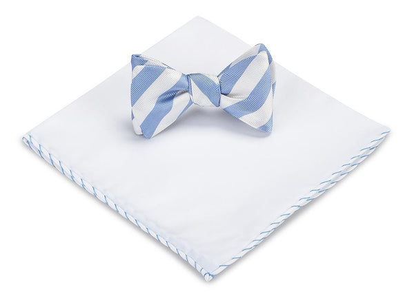 bow tie and pocket square set