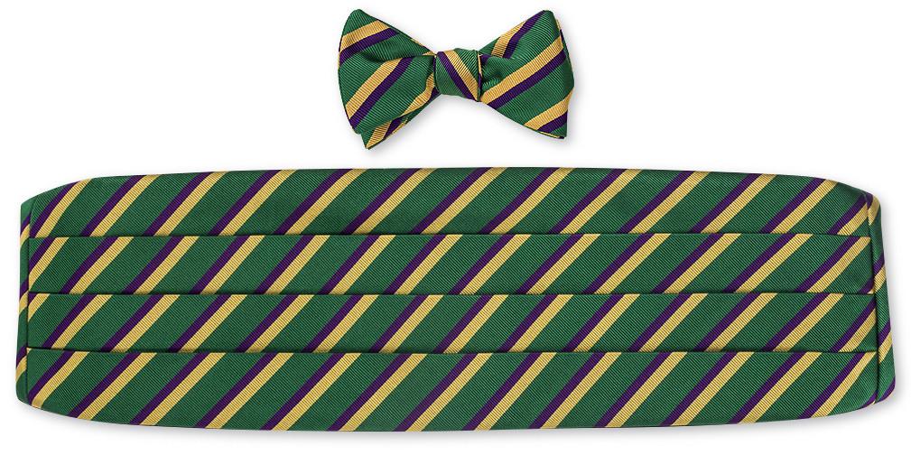 silk bow tie and cummerbund sets