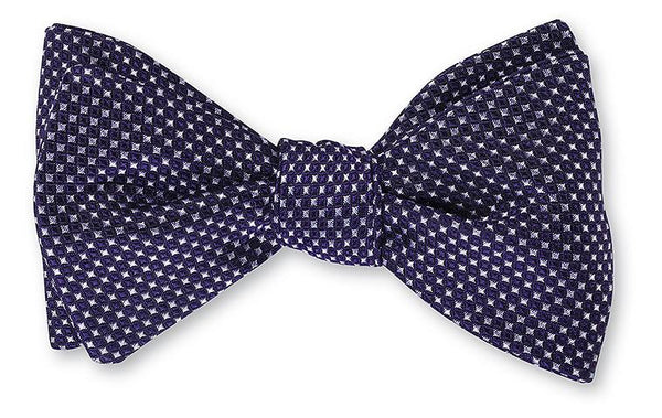 Navy/White Madison Bow Tie - B3335