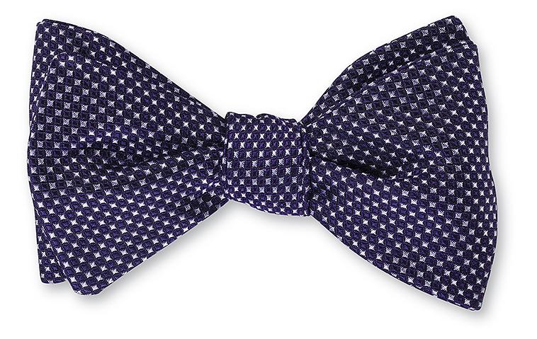 Navy/White Madison Bow Tie - B3335