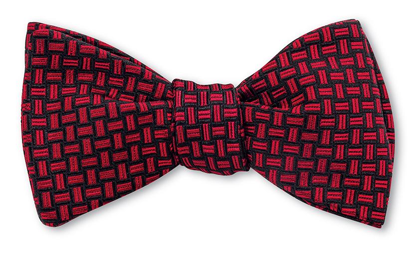 Black and Red Bow Tie