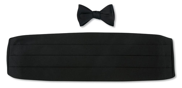 formal bow tie and cummerbund sets