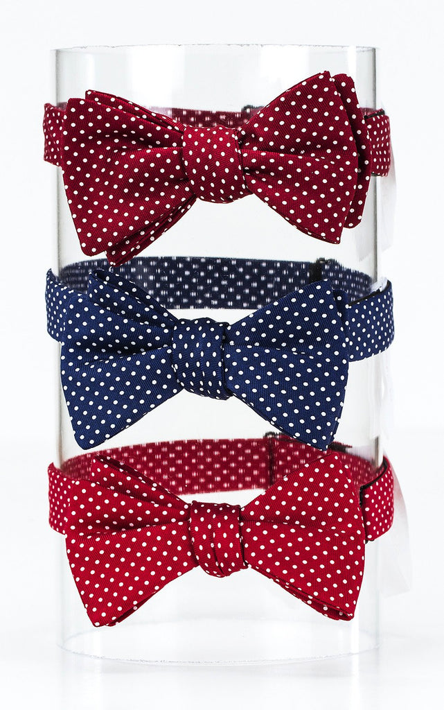 polka dots bow ties